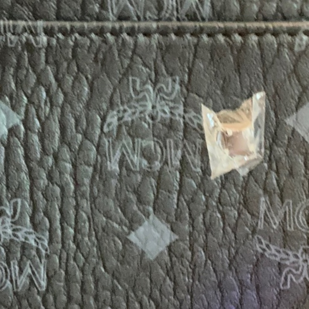 MCM Black Ottomar Weekender Duffel Bag Luxurious Travel Essential - Picture 9 of 12